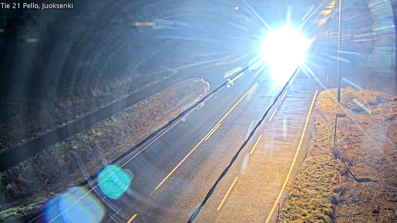 Kelikamerat Kuva Tie 21 Pello Juoksenki, Pello, Lappi