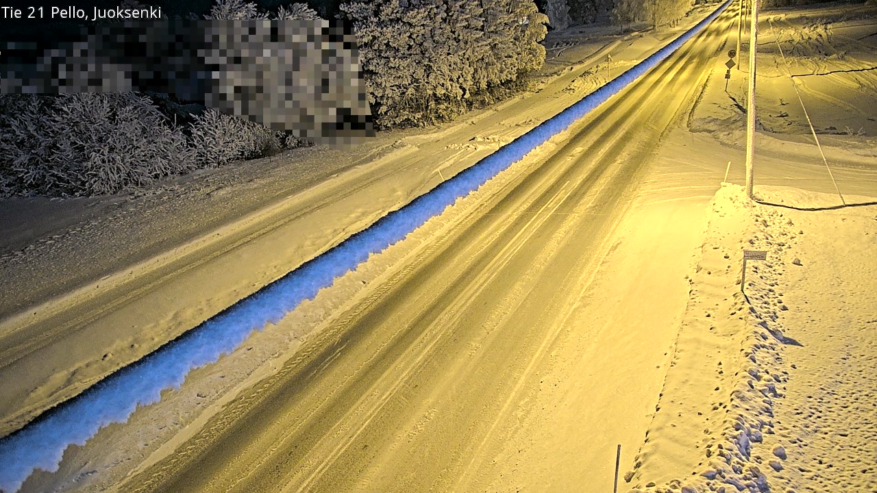 Kelikamerat Kuva Tie 21 Pello Juoksenki, Pello, Lappi