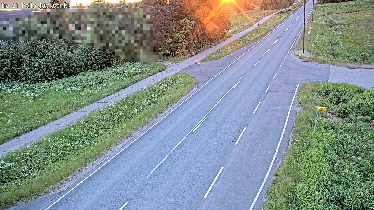 Kelikamerat Kuva Tie 21 Pello Juoksenki, Pello, Lappi