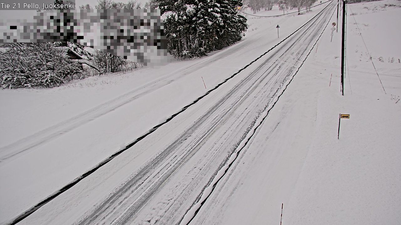Kelikamerat Kuva Tie 21 Pello Juoksenki, Pello, Lappi