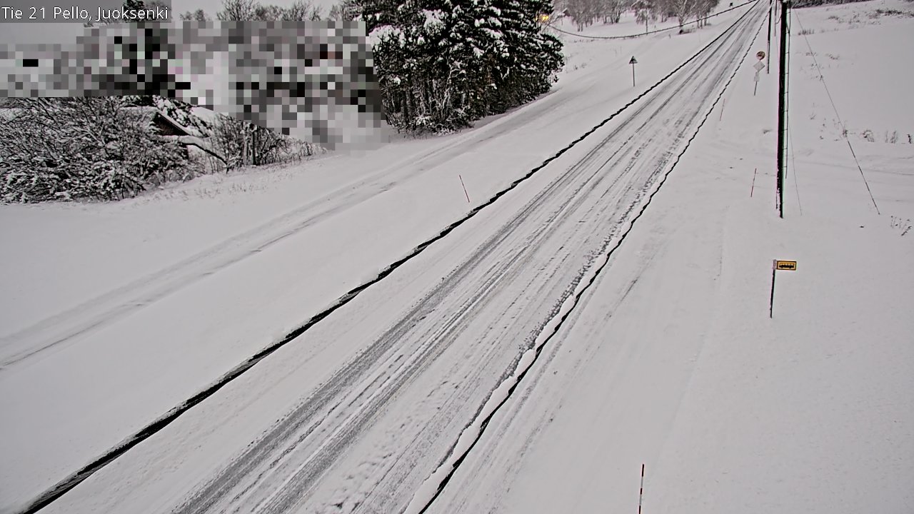 Kelikamerat Kuva Tie 21 Pello Juoksenki, Pello, Lappi