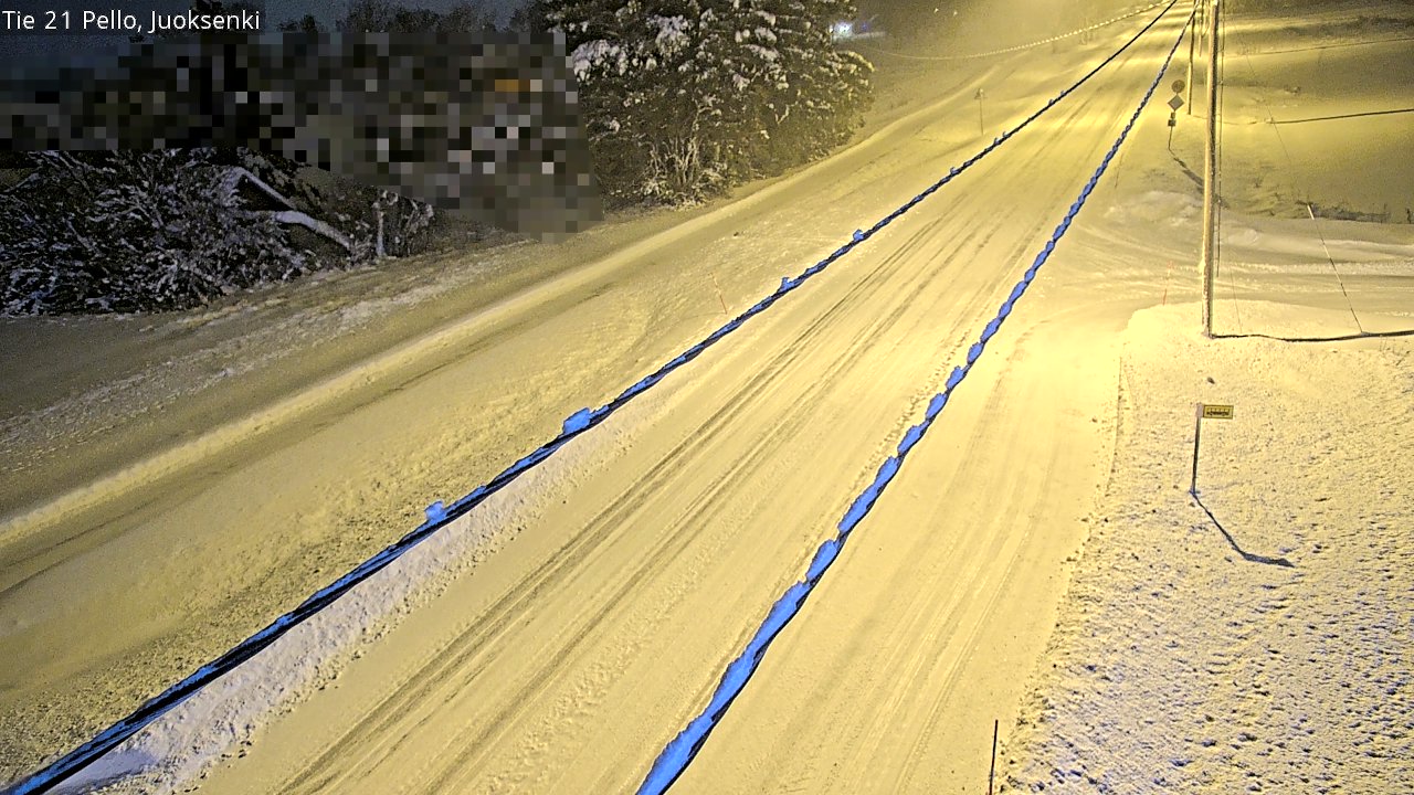 Kelikamerat Kuva Tie 21 Pello Juoksenki, Pello, Lappi