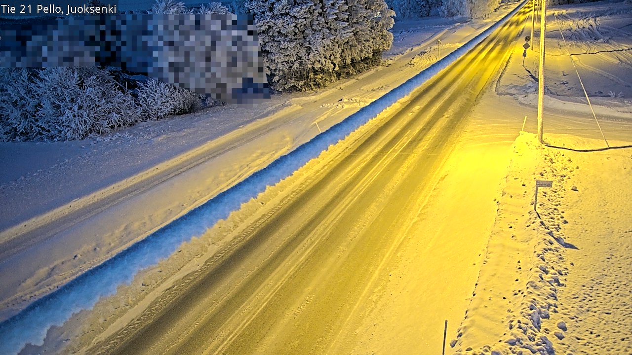 Kelikamerat Kuva Tie 21 Pello Juoksenki, Pello, Lappi