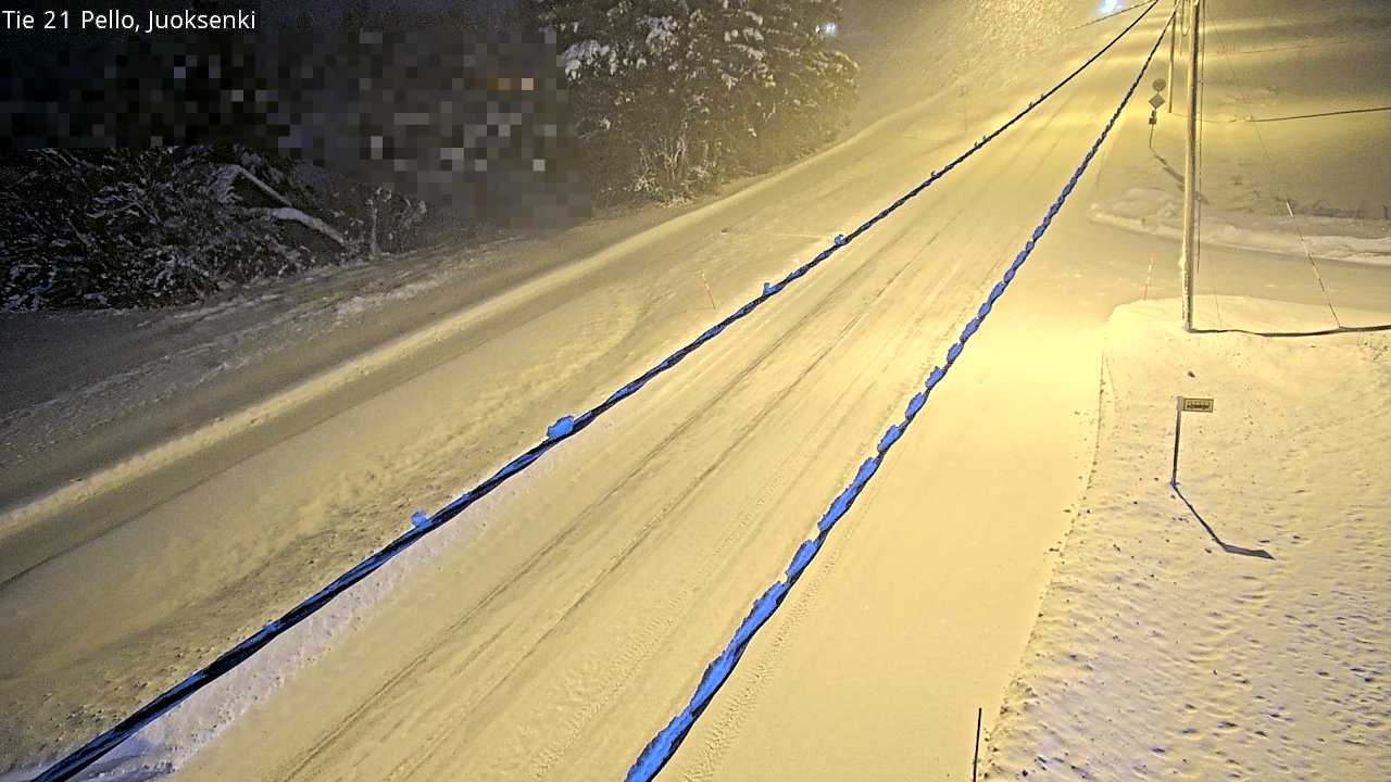 Kelikamerat Kuva Tie 21 Pello Juoksenki, Pello, Lappi
