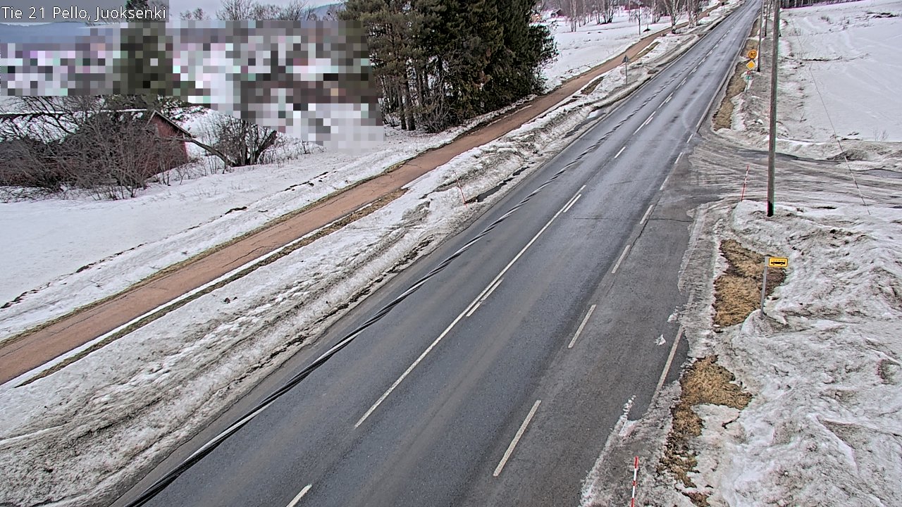 Kelikamerat Kuva Tie 21 Pello Juoksenki, Pello, Lappi