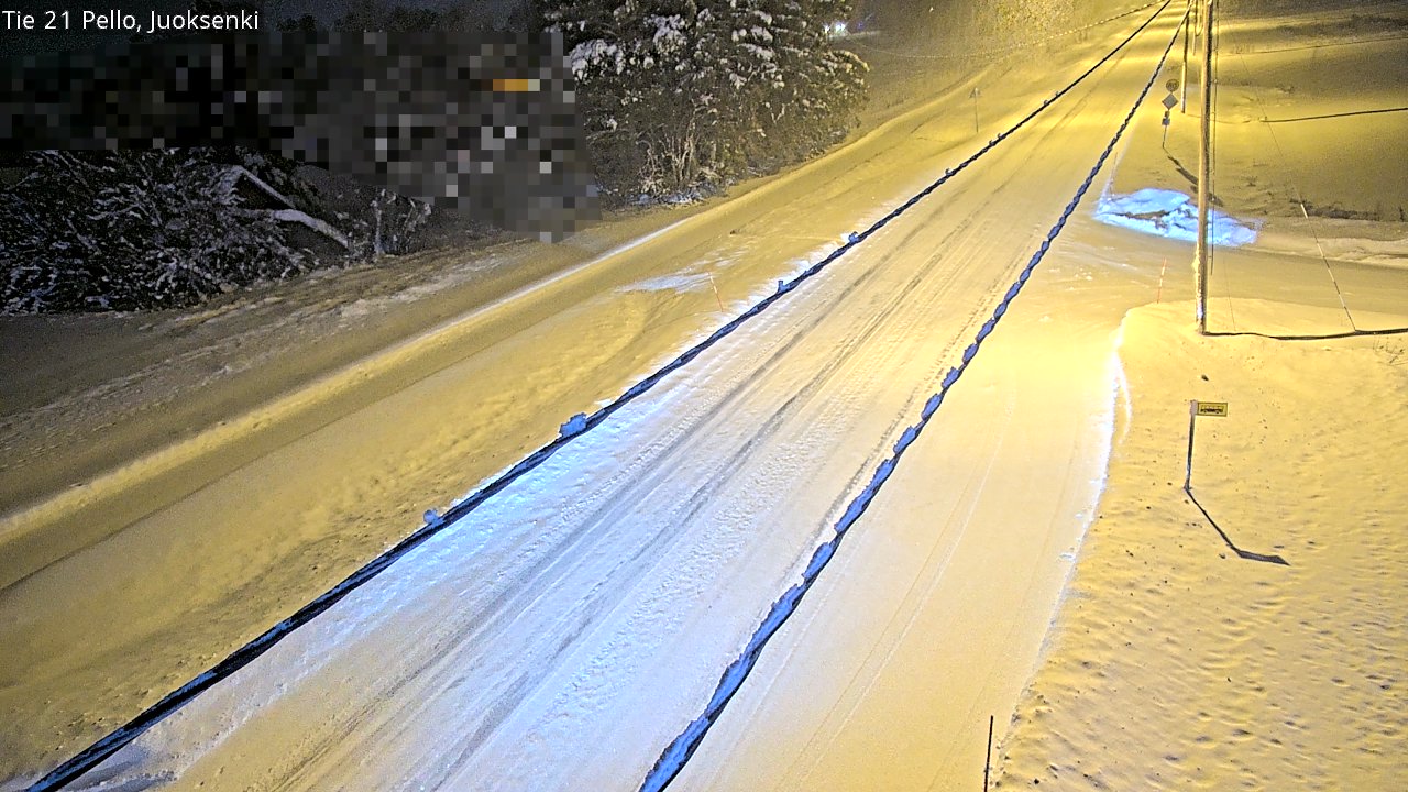 Kelikamerat Kuva Tie 21 Pello Juoksenki, Pello, Lappi