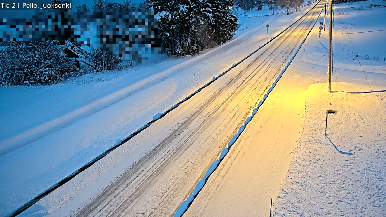 Kelikamerat Kuva Tie 21 Pello Juoksenki, Pello, Lappi