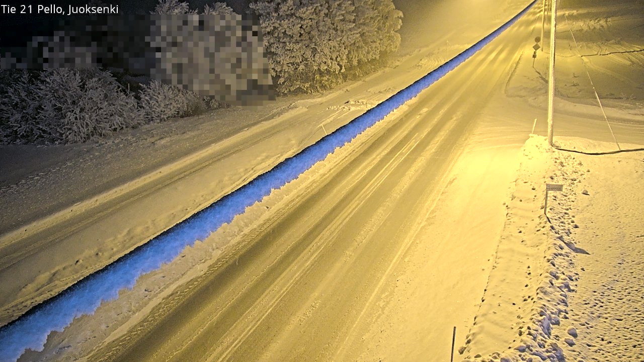 Kelikamerat Kuva Tie 21 Pello Juoksenki, Pello, Lappi