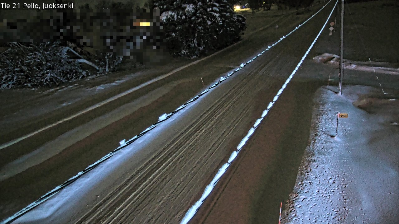 Kelikamerat Kuva Tie 21 Pello Juoksenki, Pello, Lappi