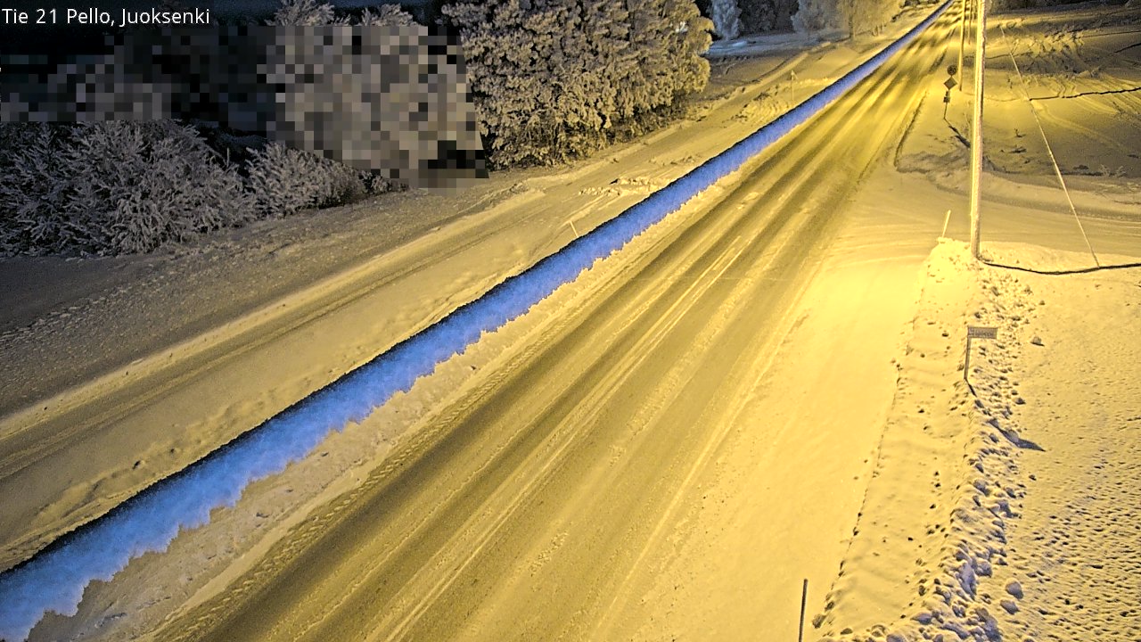 Kelikamerat Kuva Tie 21 Pello Juoksenki, Pello, Lappi