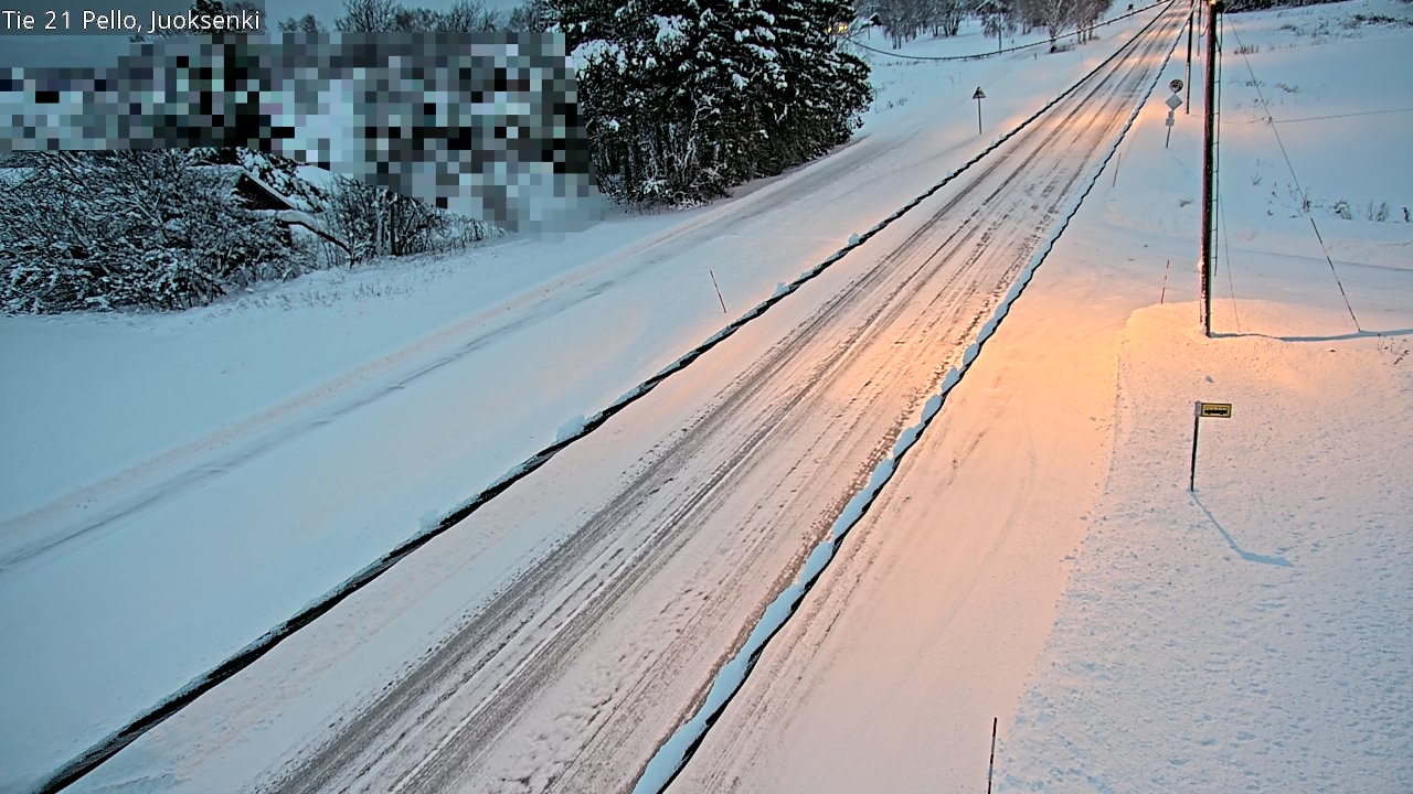 Kelikamerat Kuva Tie 21 Pello Juoksenki, Pello, Lappi