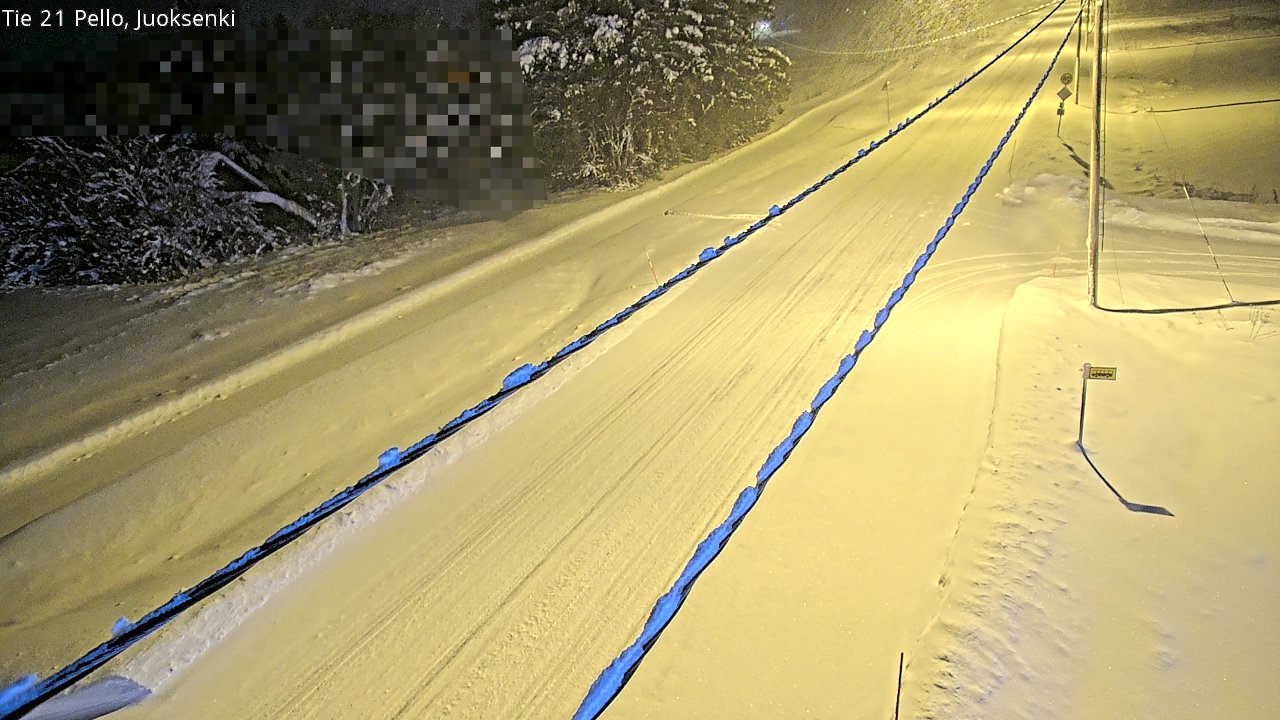 Kelikamerat Kuva Tie 21 Pello Juoksenki, Pello, Lappi