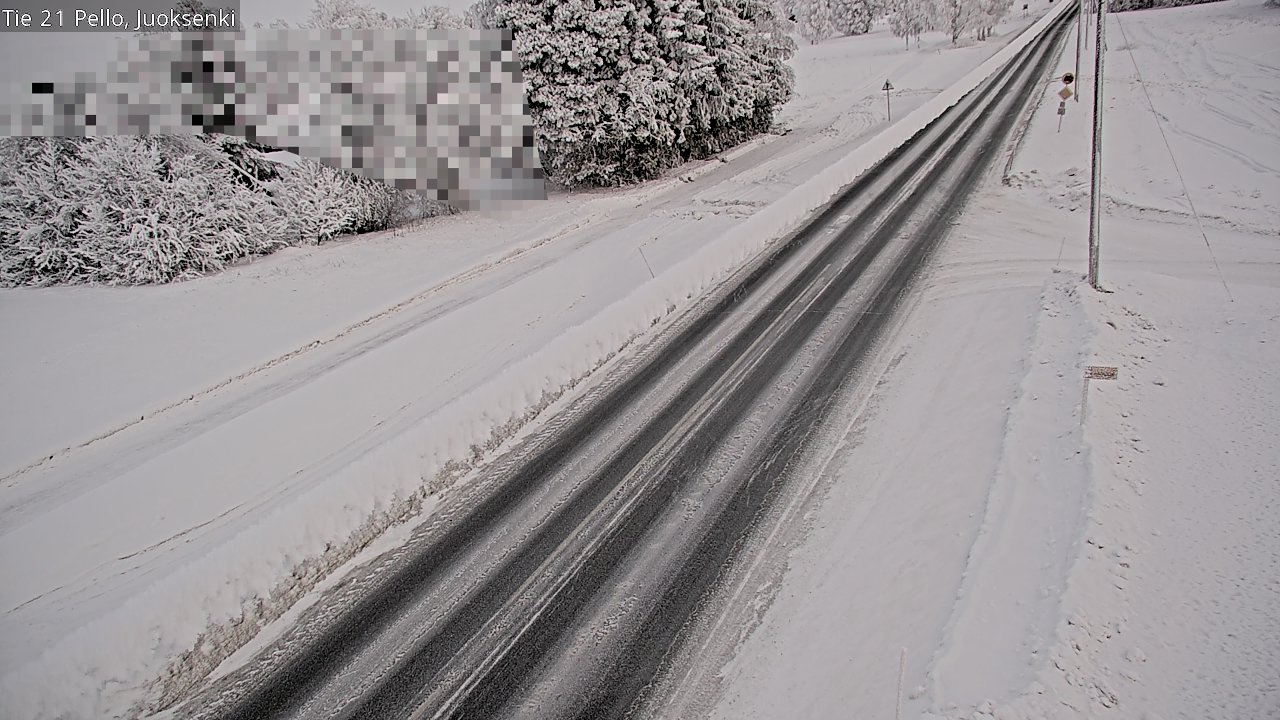 Kelikamerat Kuva Tie 21 Pello Juoksenki, Pello, Lappi
