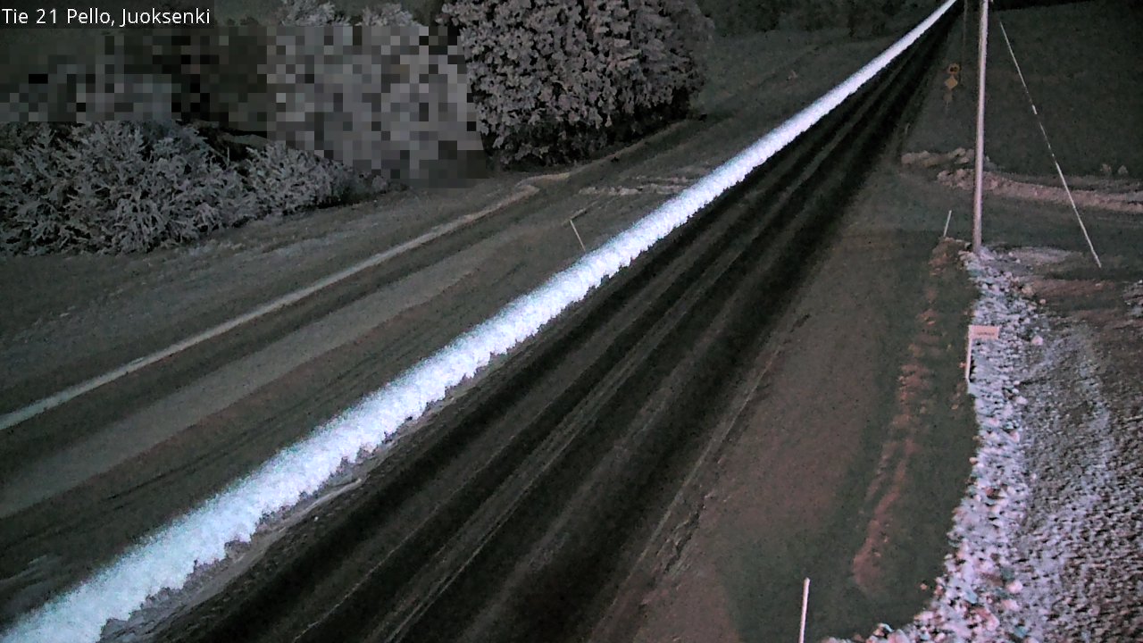 Kelikamerat Kuva Tie 21 Pello Juoksenki, Pello, Lappi