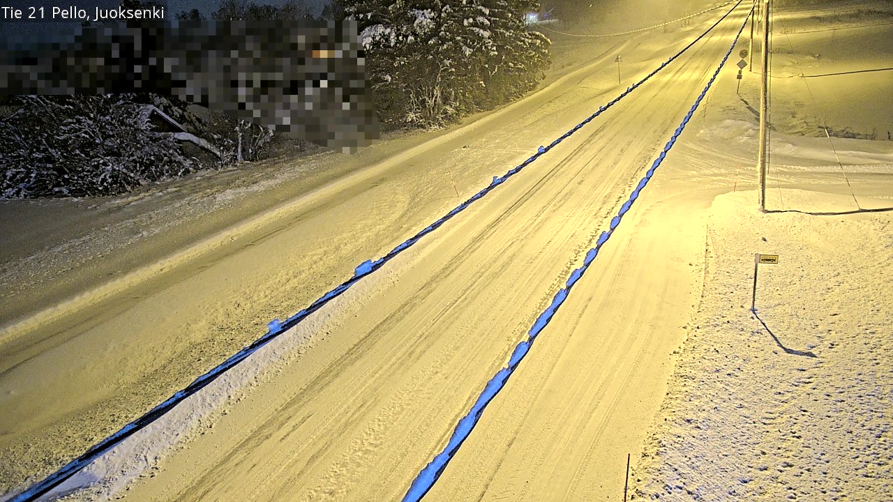 Kelikamerat Kuva Tie 21 Pello Juoksenki, Pello, Lappi