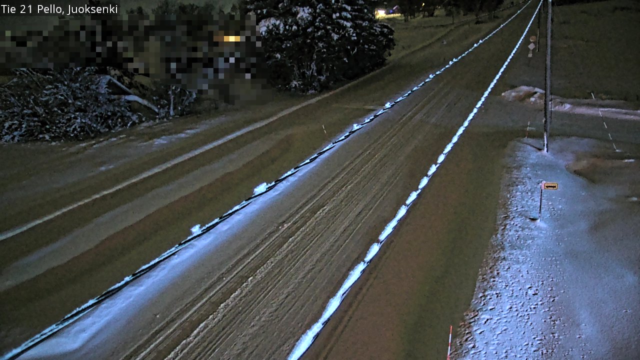 Kelikamerat Kuva Tie 21 Pello Juoksenki, Pello, Lappi