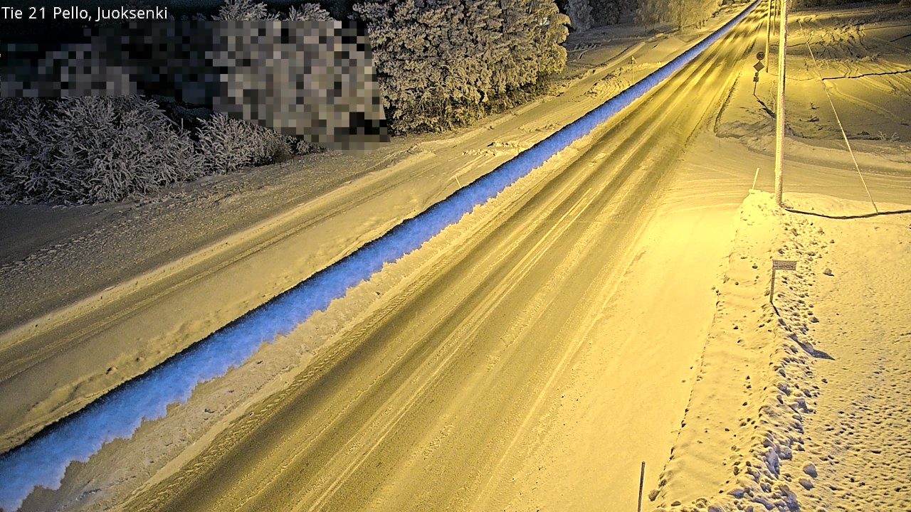 Kelikamerat Kuva Tie 21 Pello Juoksenki, Pello, Lappi