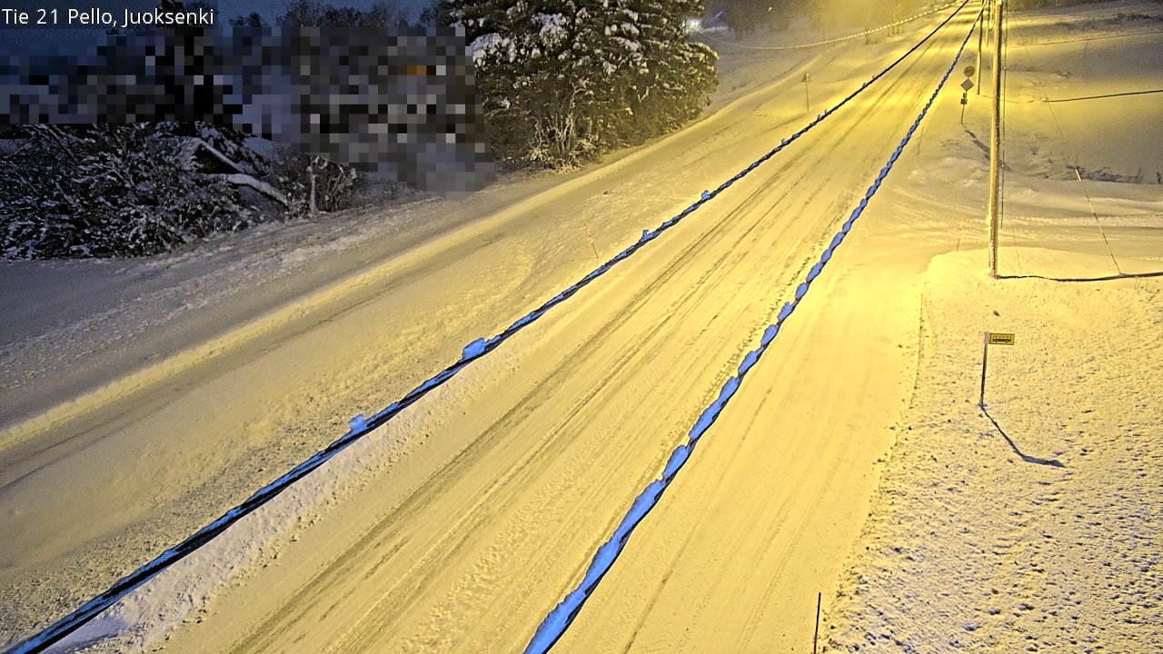 Kelikamerat Kuva Tie 21 Pello Juoksenki, Pello, Lappi