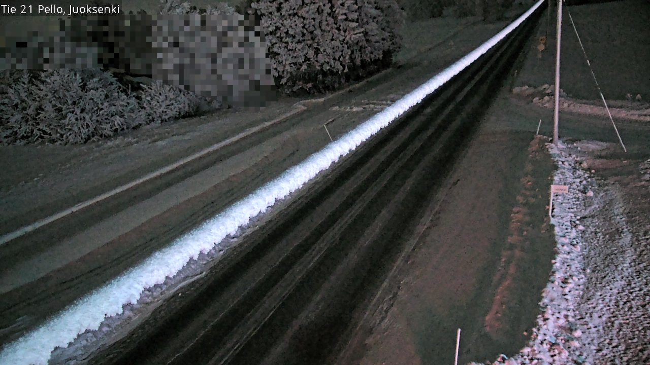 Kelikamerat Kuva Tie 21 Pello Juoksenki, Pello, Lappi