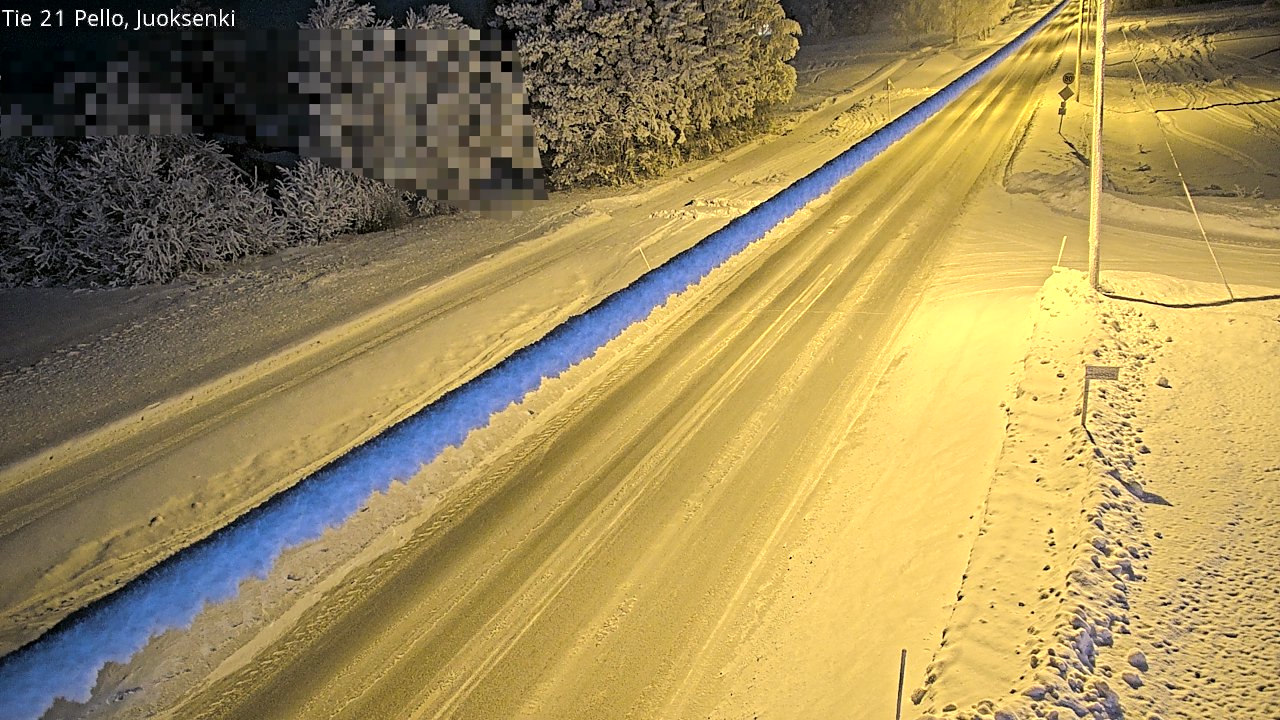 Kelikamerat Kuva Tie 21 Pello Juoksenki, Pello, Lappi