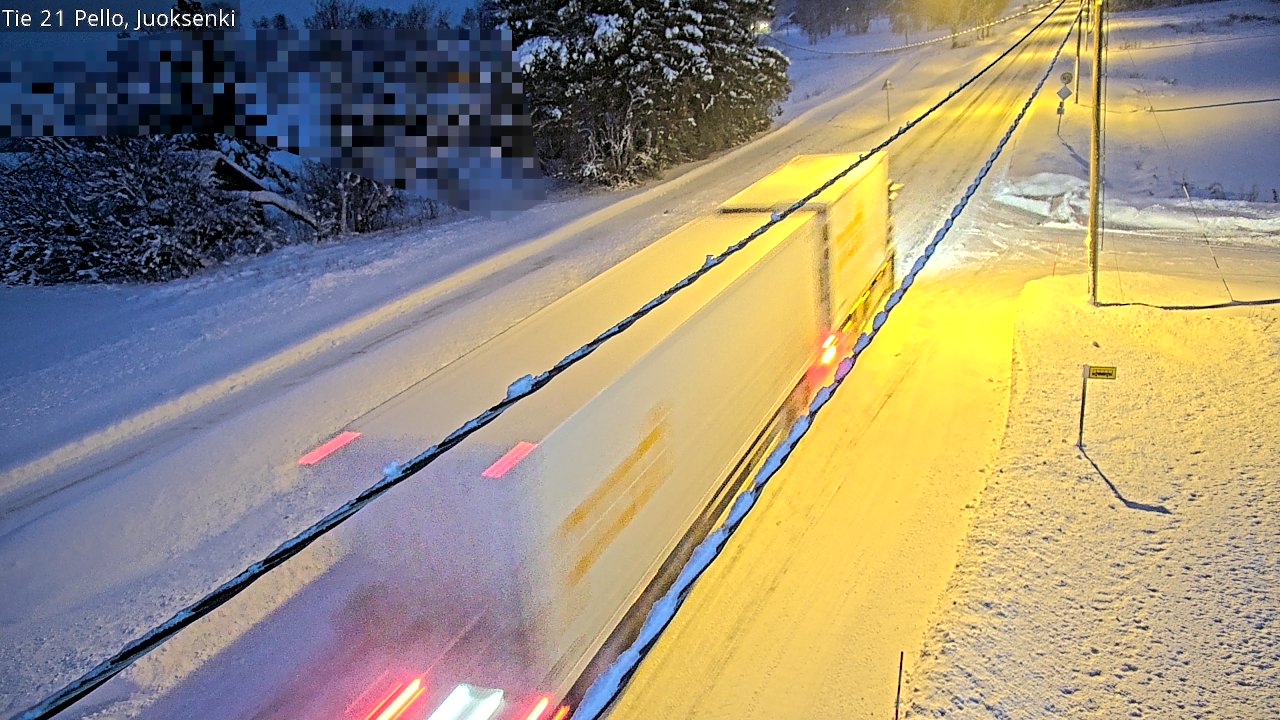 Kelikamerat Kuva Tie 21 Pello Juoksenki, Pello, Lappi