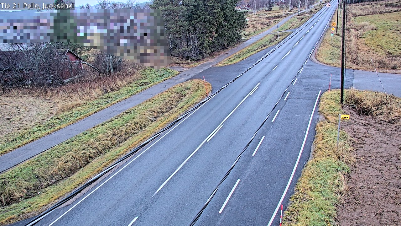 Kelikamerat Kuva Tie 21 Pello Juoksenki, Pello, Lappi