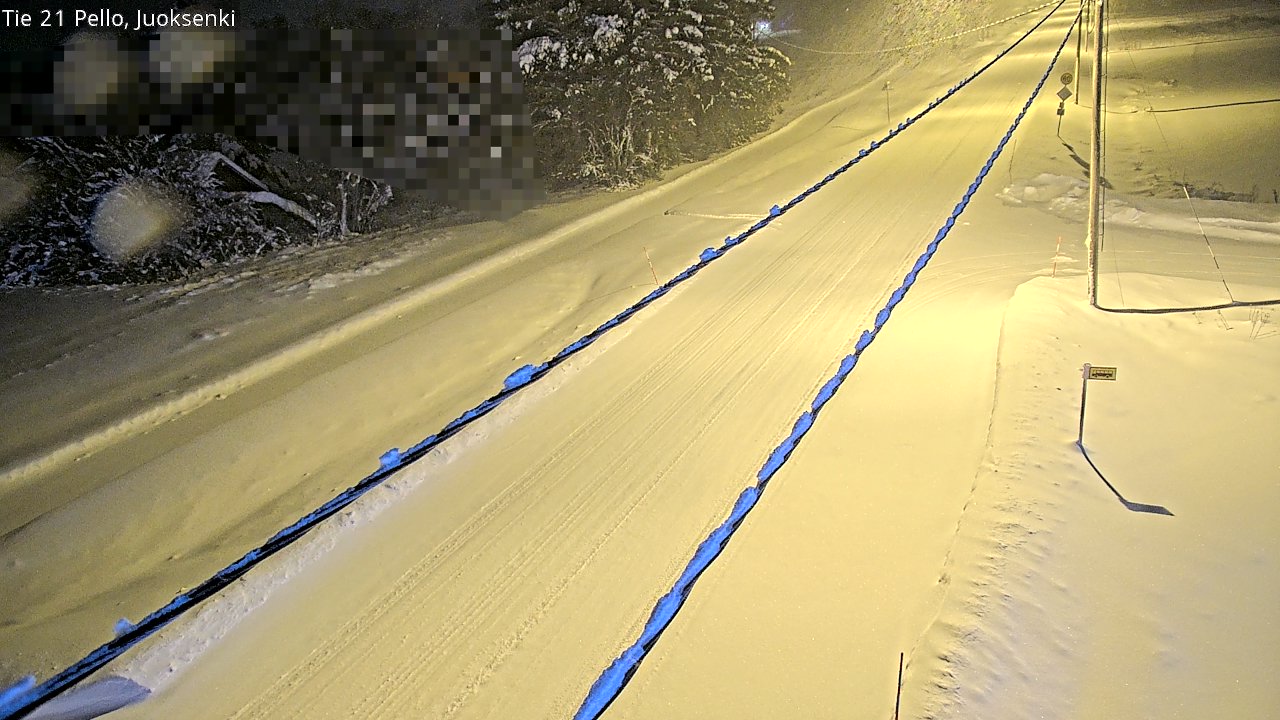 Kelikamerat Kuva Tie 21 Pello Juoksenki, Pello, Lappi