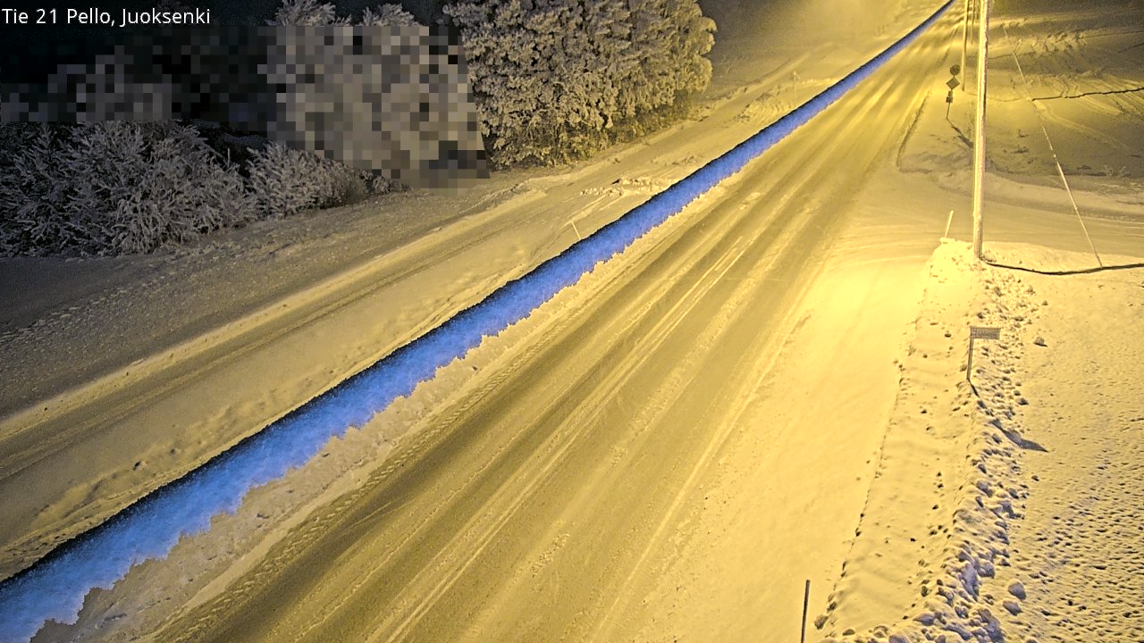 Kelikamerat Kuva Tie 21 Pello Juoksenki, Pello, Lappi