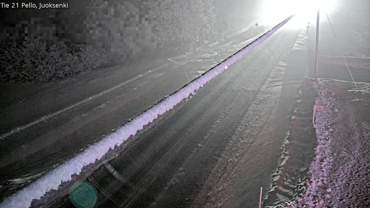 Kelikamerat Kuva Tie 21 Pello Juoksenki, Pello, Lappi