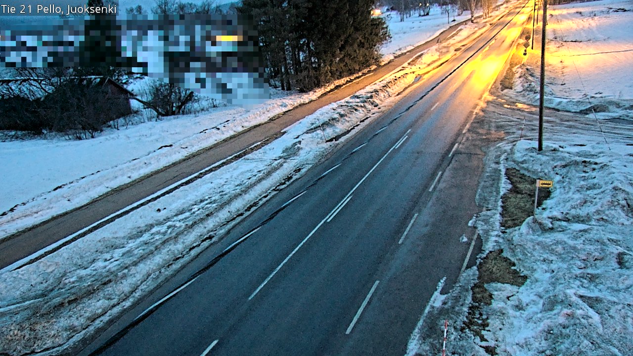 Kelikamerat Kuva Tie 21 Pello Juoksenki, Pello, Lappi