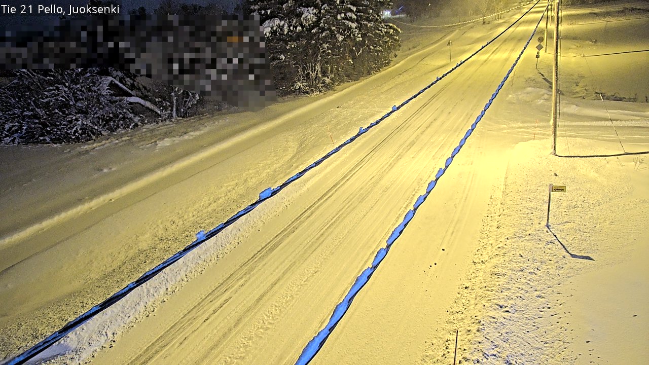 Kelikamerat Kuva Tie 21 Pello Juoksenki, Pello, Lappi