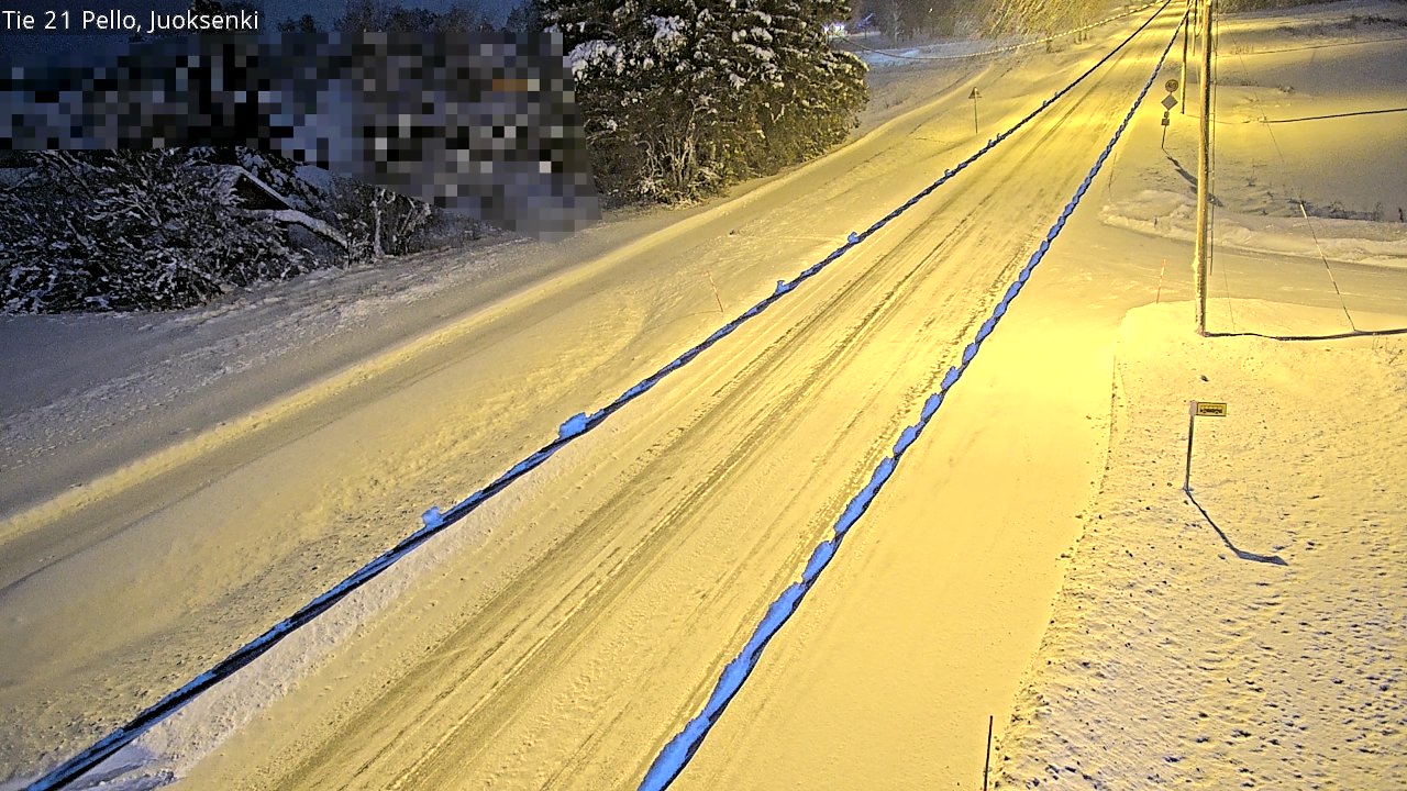 Kelikamerat Kuva Tie 21 Pello Juoksenki, Pello, Lappi