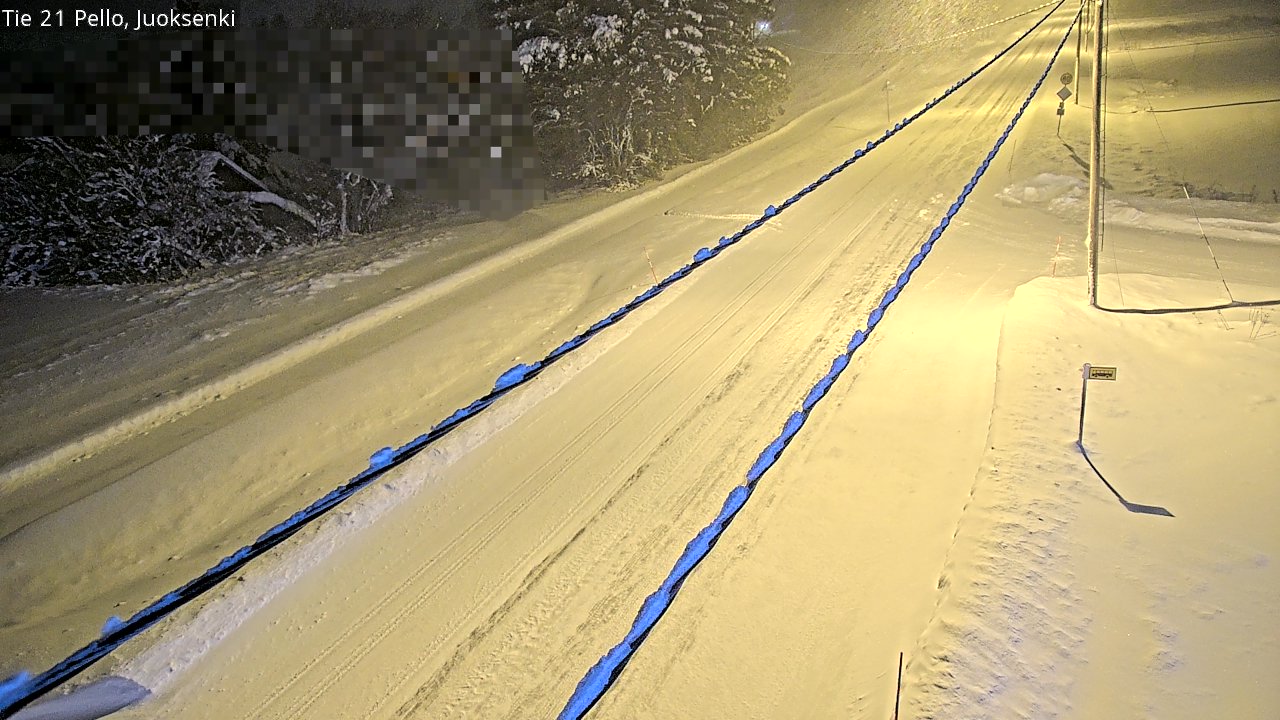 Kelikamerat Kuva Tie 21 Pello Juoksenki, Pello, Lappi
