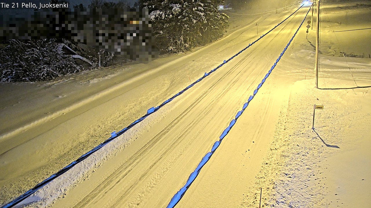 Kelikamerat Kuva Tie 21 Pello Juoksenki, Pello, Lappi