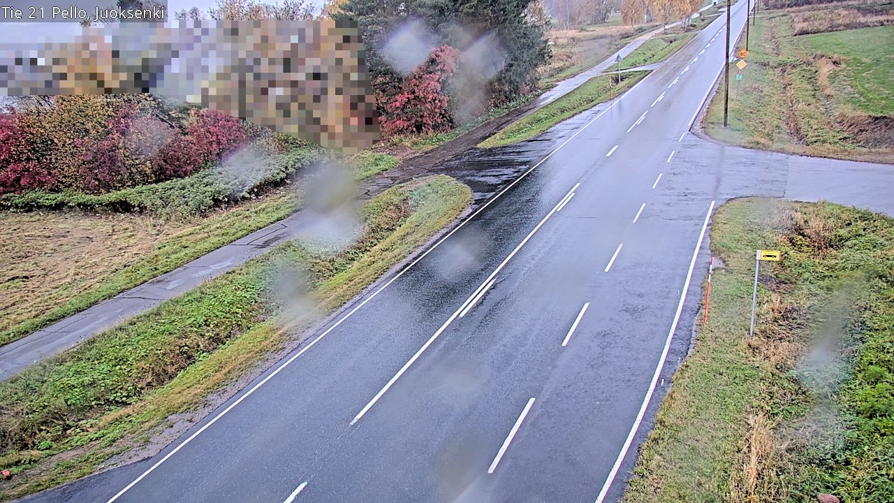Weather Camera Image Road 21 Pello Juoksenki, Pello, Lappi