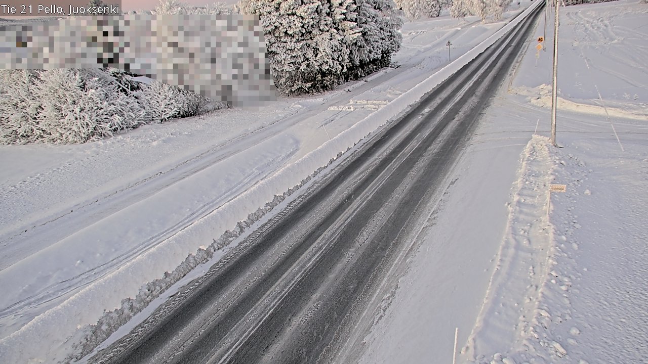 Kelikamerat Kuva Tie 21 Pello Juoksenki, Pello, Lappi
