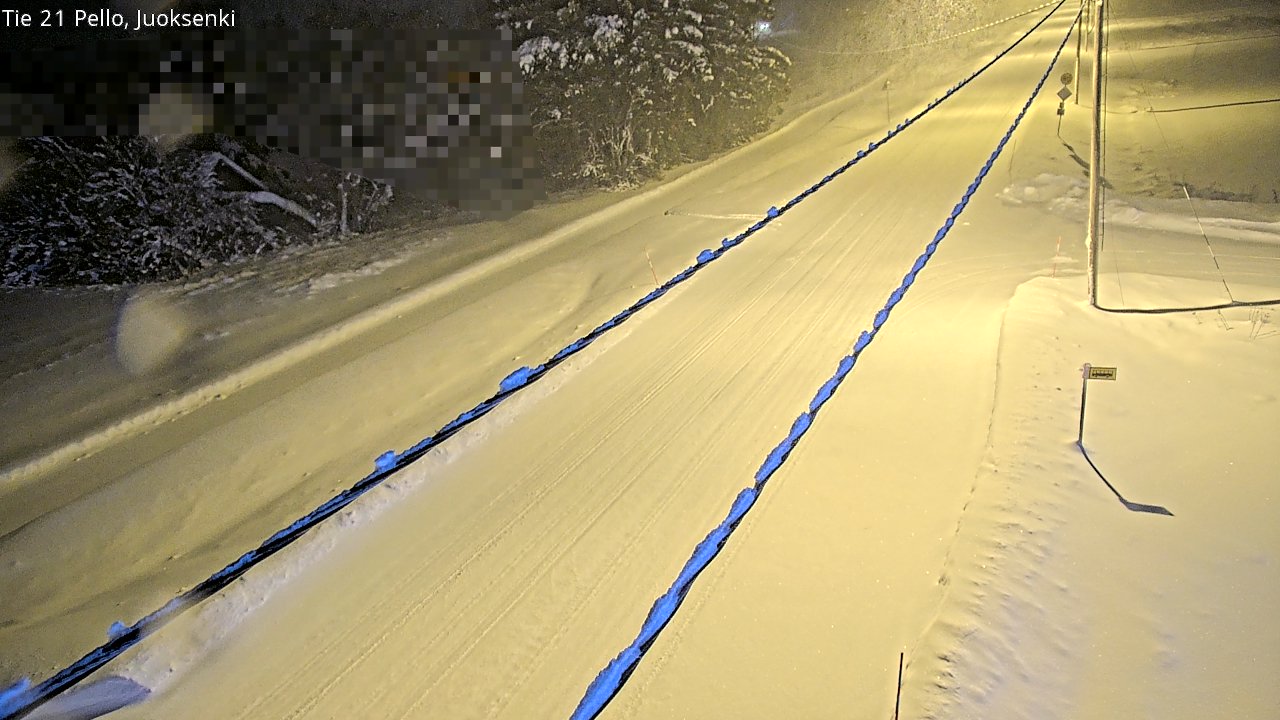 Kelikamerat Kuva Tie 21 Pello Juoksenki, Pello, Lappi