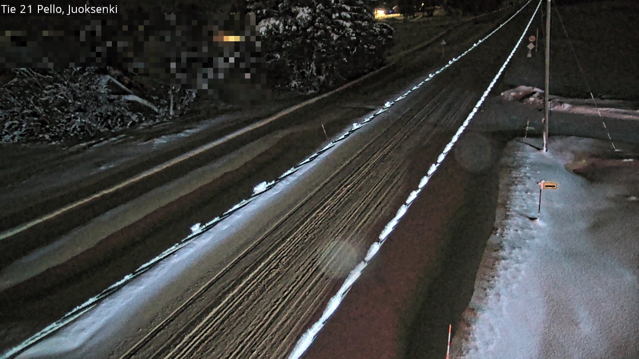 Kelikamerat Kuva Tie 21 Pello Juoksenki, Pello, Lappi