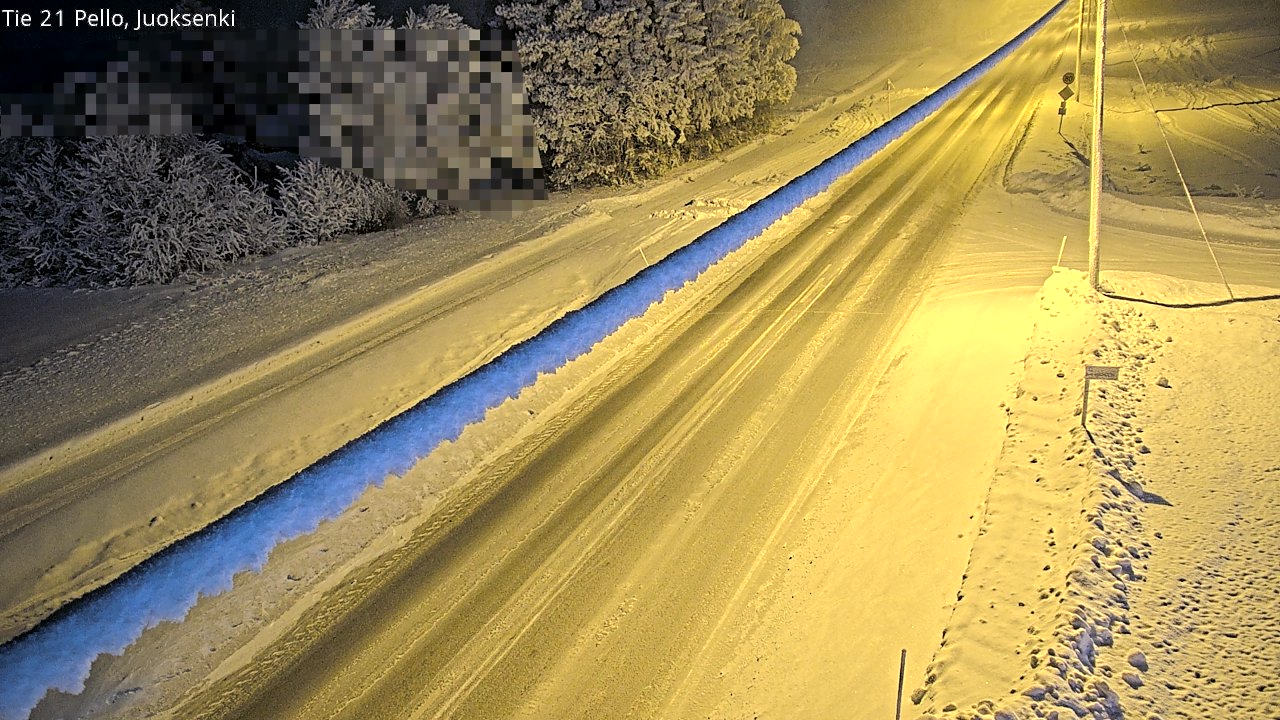 Kelikamerat Kuva Tie 21 Pello Juoksenki, Pello, Lappi