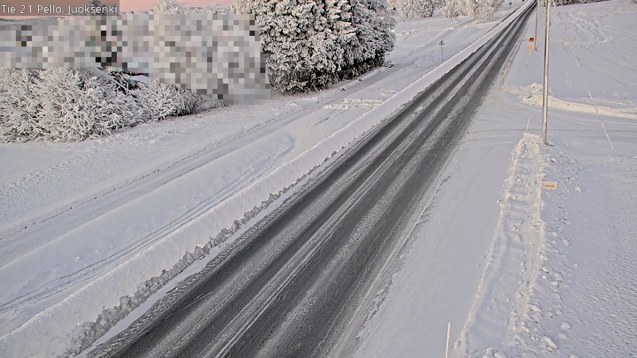 Kelikamerat Kuva Tie 21 Pello Juoksenki, Pello, Lappi