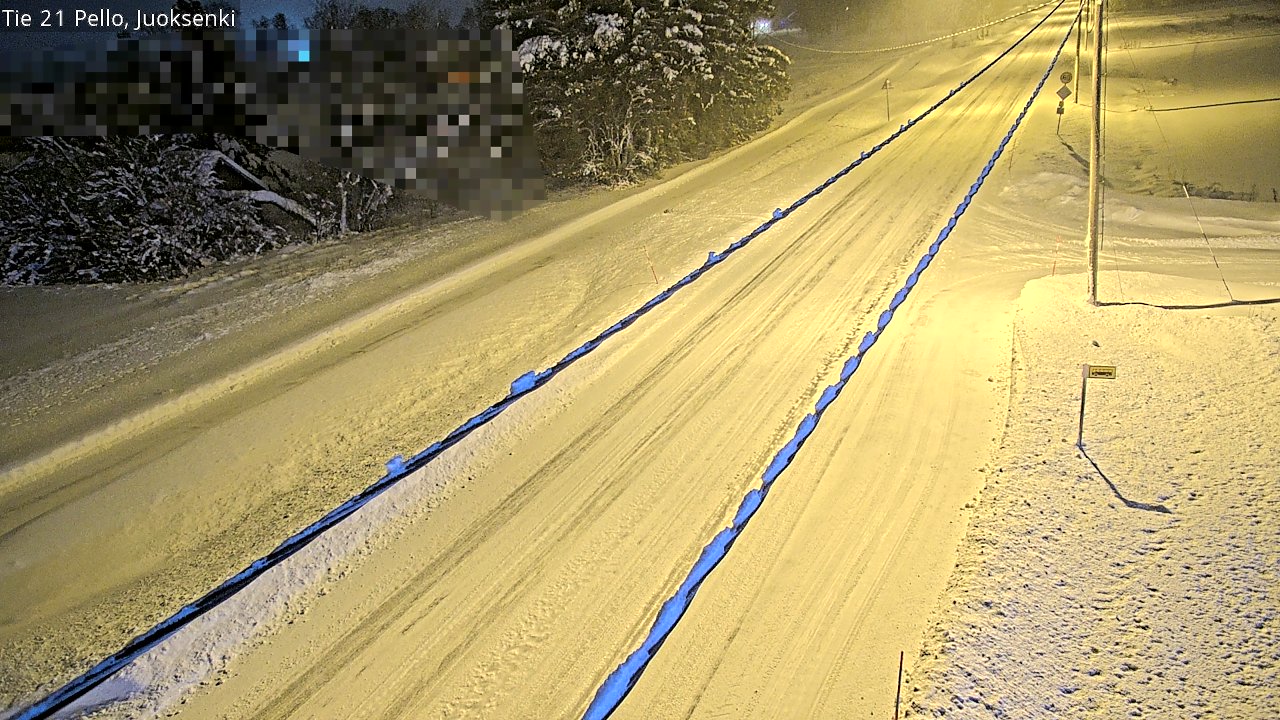 Kelikamerat Kuva Tie 21 Pello Juoksenki, Pello, Lappi