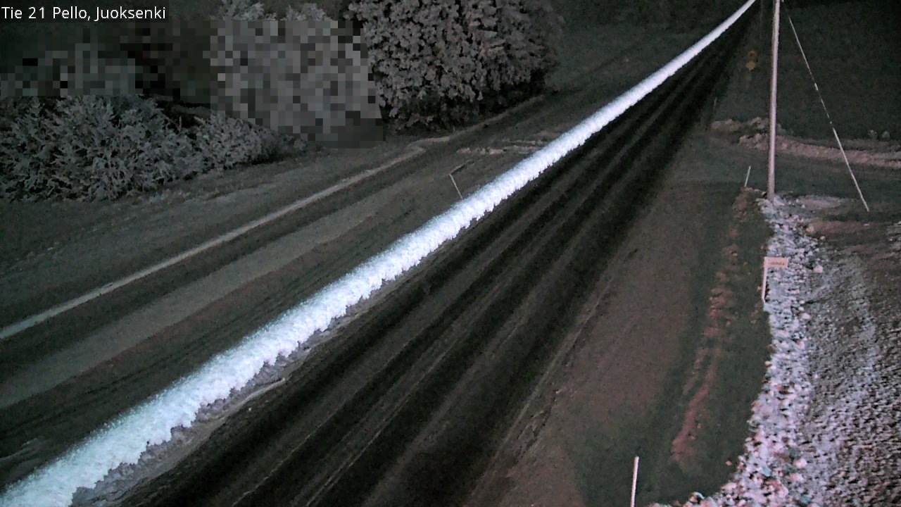 Kelikamerat Kuva Tie 21 Pello Juoksenki, Pello, Lappi