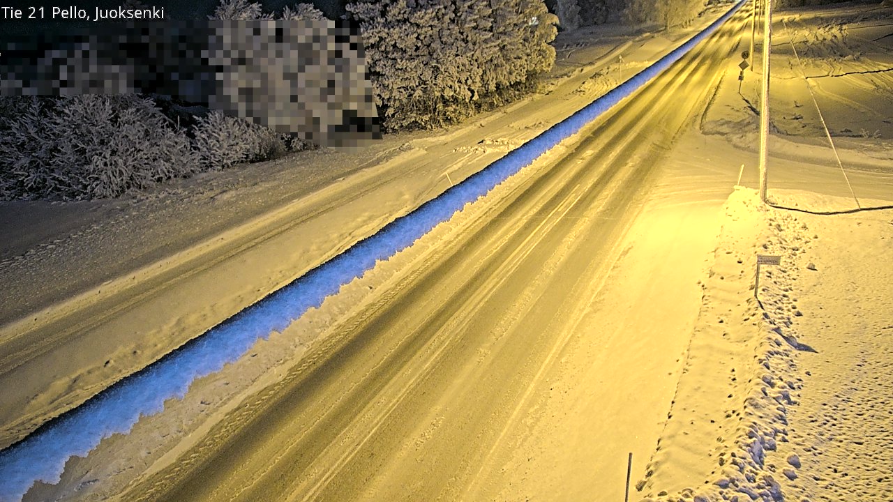 Kelikamerat Kuva Tie 21 Pello Juoksenki, Pello, Lappi