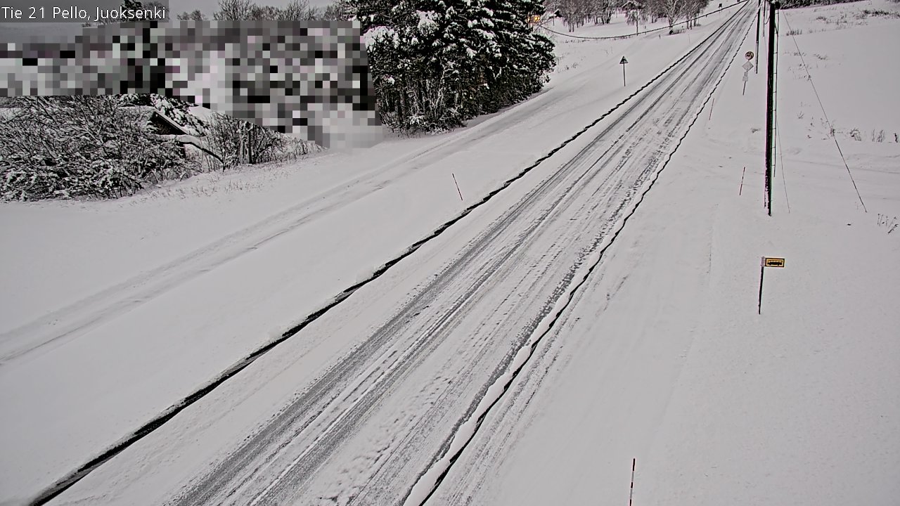 Kelikamerat Kuva Tie 21 Pello Juoksenki, Pello, Lappi