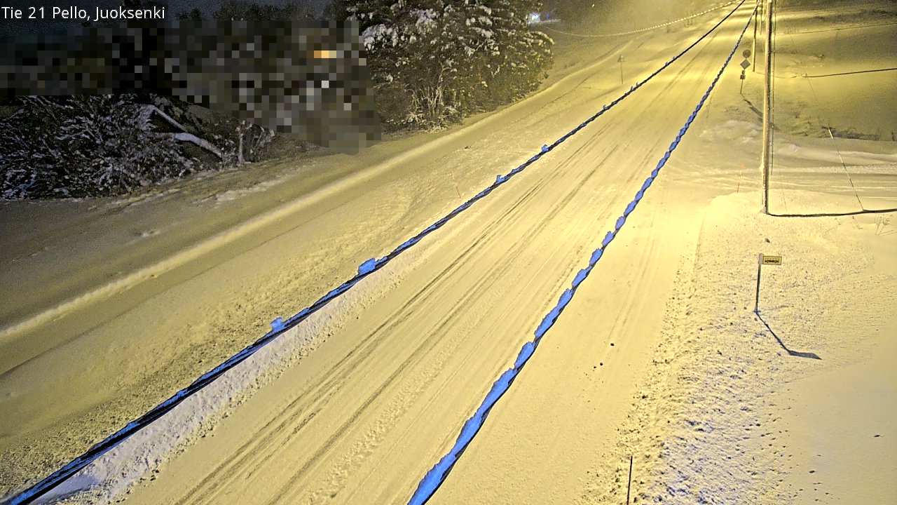 Kelikamerat Kuva Tie 21 Pello Juoksenki, Pello, Lappi