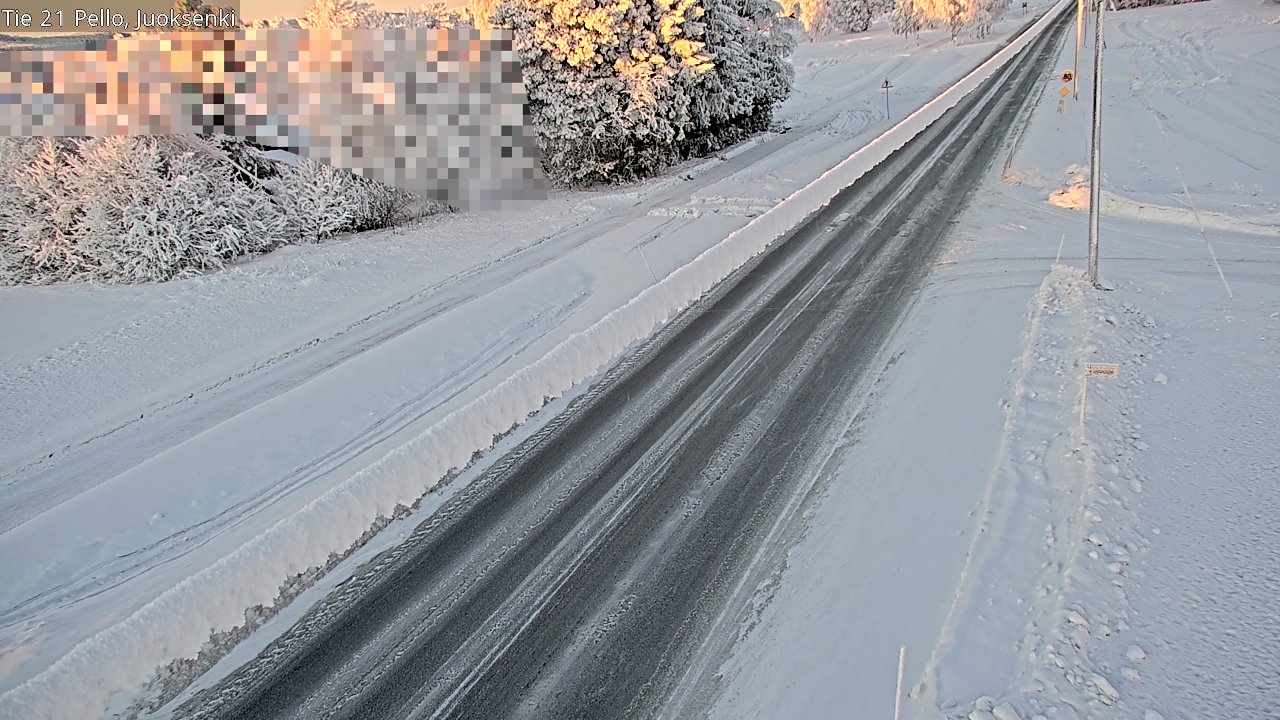 Kelikamerat Kuva Tie 21 Pello Juoksenki, Pello, Lappi