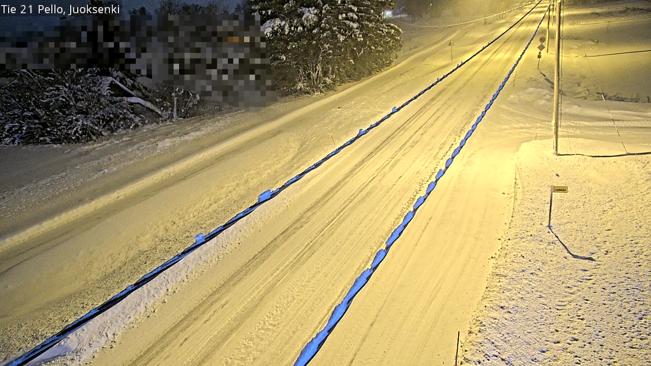 Kelikamerat Kuva Tie 21 Pello Juoksenki, Pello, Lappi