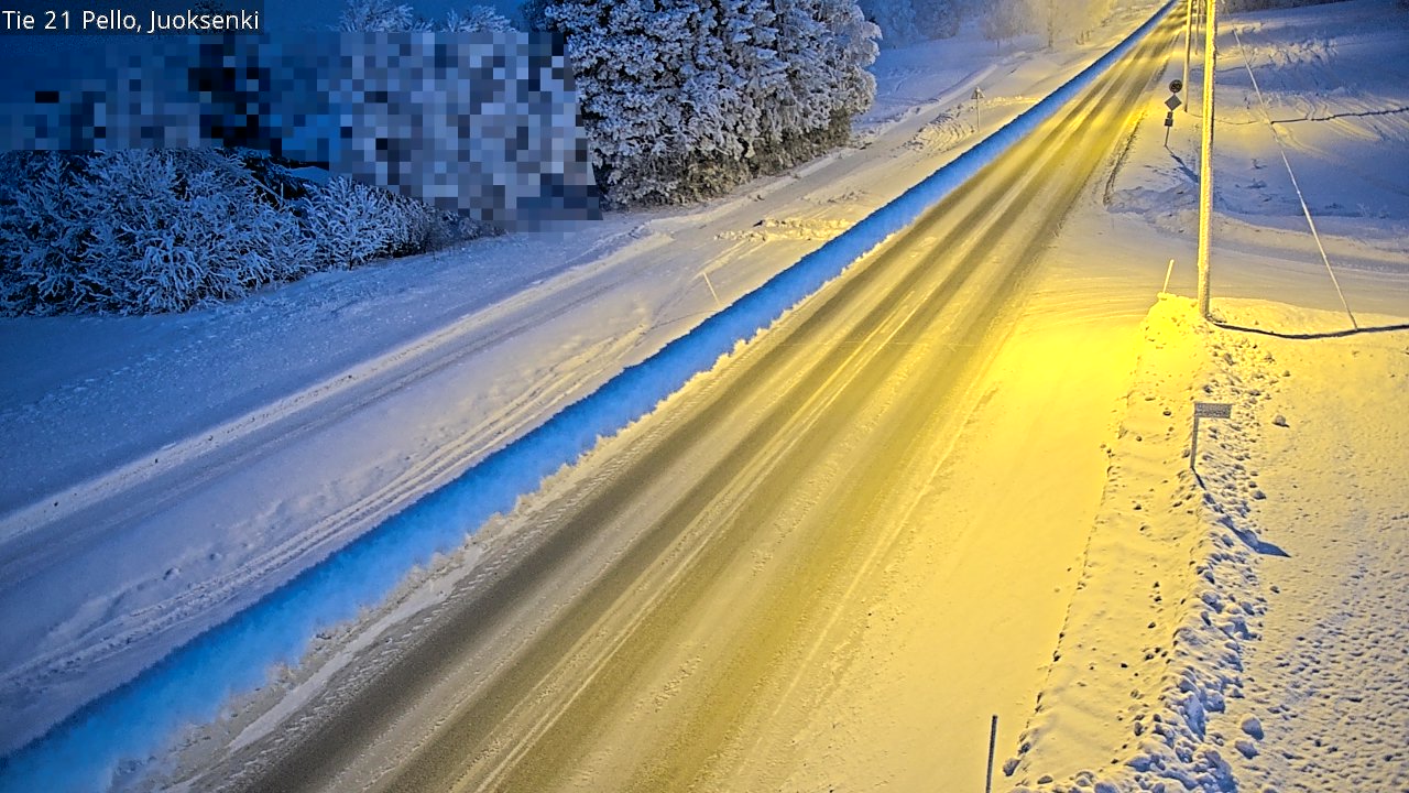 Kelikamerat Kuva Tie 21 Pello Juoksenki, Pello, Lappi