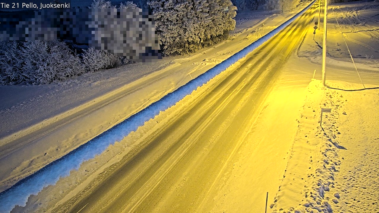 Kelikamerat Kuva Tie 21 Pello Juoksenki, Pello, Lappi