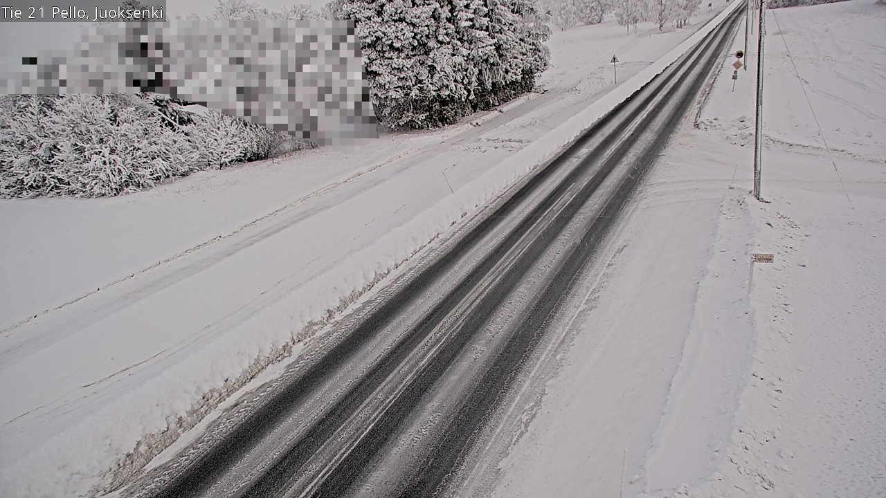 Kelikamerat Kuva Tie 21 Pello Juoksenki, Pello, Lappi